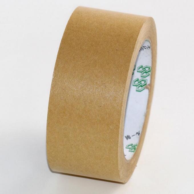Water Activated Reinforced Kraft Paper Gum Tape Printed Logo Kraft Packaging Tape