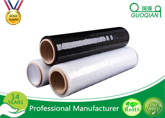 China Custom Stretch Black Pallet Wrap Film 1-100mic Thickness For Food / Glass Package supplier