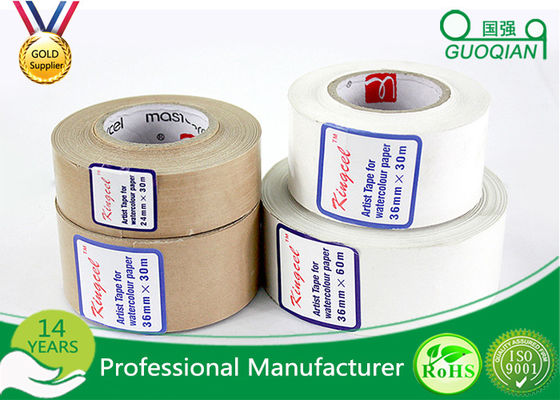 China Self Adhesive Custom Printed Kraft Tape Environment Protection supplier