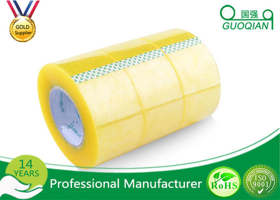 China Pressure Sensitive BOPP Packing Tape Strong Adhesive Single Sided Clear Shipping Tape supplier