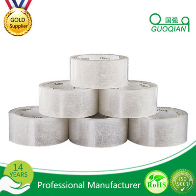 China Strong Adhesive White Silent Packing Tape , Clear Custom Masking Tape supplier