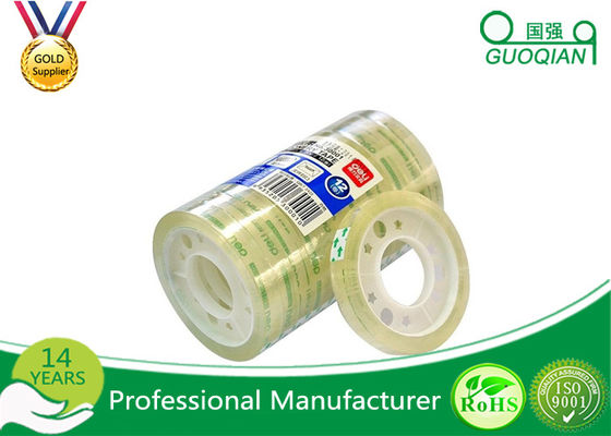China Clear Bopp Stationery Tape For Office Paper Sealing 5-100m Length supplier
