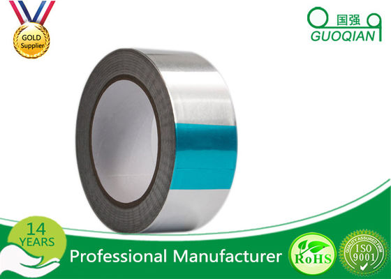 China Sliver Colored Aluminium Insulation Tape , Aluminum Heat Tape For Carton Sealing supplier