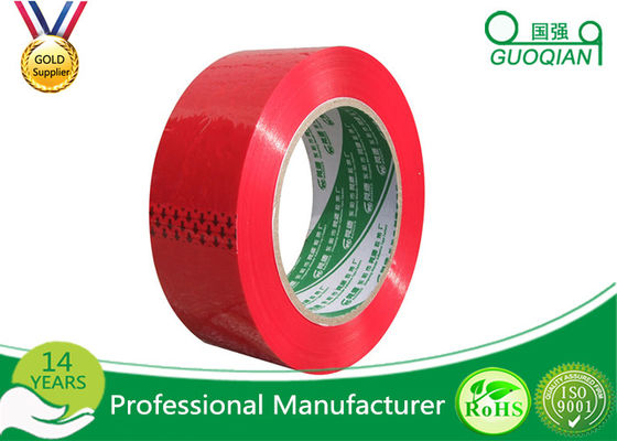 China Red Cargo Wrapping BOPP Adhesive Tape Biaxially Oriented Polypropylene Packaging Tape supplier