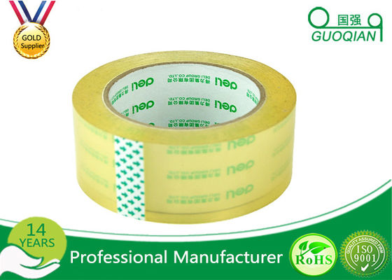 China Strong Sticky Transparent Crystal Clear Tape BOPP Reinforced Packaging Tape supplier