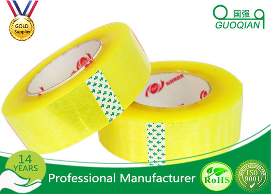 China Flexibility BOPP Packing Tape Strong Grip For Snap Curve Shape / Bundling supplier