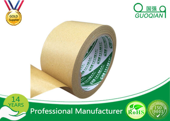 China Durable Reinforced Gummed Kraft Paper Tape , Plastic Film Tape 0.14mm Thickness supplier