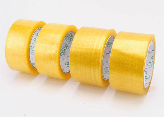 China Clear Self Adhesive Solvent Based Acrylic Booo Tape , Stoch Tape Long Term Adhesion supplier