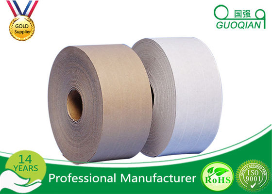 China Logo Printed Reinforced Gummed Kraft Paper Tape 70CM Width Strong Viscosity supplier