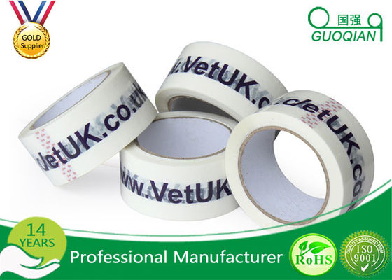China Single Color A Brand Logo Printed Packing Tapes For Cartons Sealing 10 - 2000m Length supplier