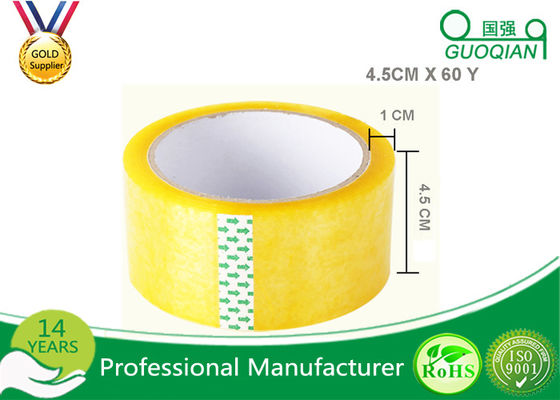 China 45 Micron Clear Bopp Packing Tape , Carton Sealing Packaging Tape 55 Yard supplier