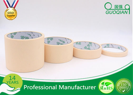China Rubber Glue Car Painting Colored Masking Tape , Adhesive 2 Inch Masking Tape Water Resistant supplier