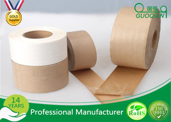 China Fiberglass Reinforce Easy Tear Waterproof Kraft Paper Tape 48mm X50m supplier