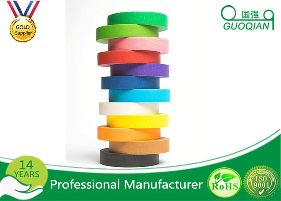 China Kraft Packaging Tape / Colored Masking Tape for Fun DIY Arts Paint supplier