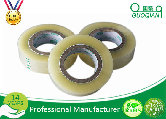 Single Sided Transparent BOPP Packing Tape / Masking Tape Tensile Strength SGS ROHS supplier