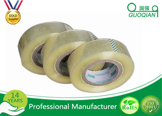 Single Sided Transparent BOPP Packing Tape / Masking Tape Tensile Strength SGS ROHS supplier