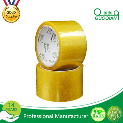 Carton Adhesive Transparent BOPP Packing Tape Customized 48mmx66mm Width supplier