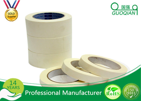 Silent Colored Masking Tape , High Temp Masking Tape Painting White Color supplier