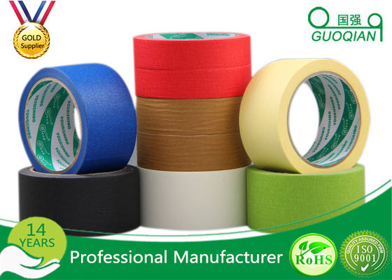 High Tmperature Car Masking Tape , Adhesive Pinstripe Masking Tape  22.9m - 1000m supplier