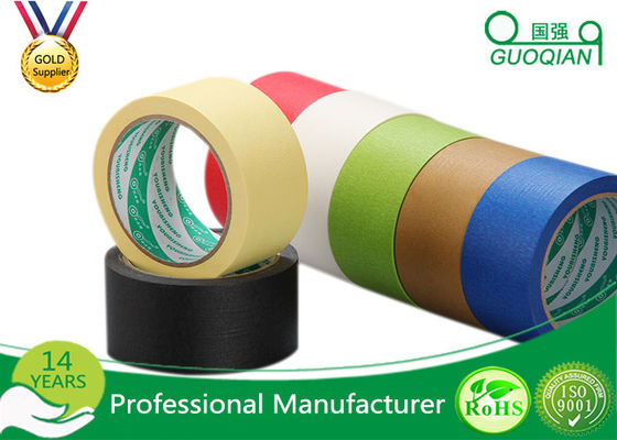 High Tmperature Car Masking Tape , Adhesive Pinstripe Masking Tape  22.9m - 1000m supplier