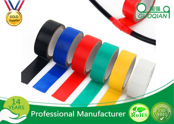 PVC Electrical Adhesive Tape Waterproof , High Voltage Red Insulation Tape supplier