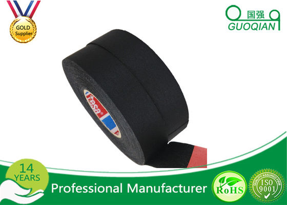 High Voltage Black PVC Electrical Tape Waterproof For Cable Wrapping 0.125MM Thickness supplier