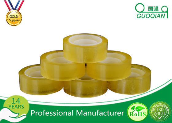 BOPP Acrylic Transparent Fragile Packing Tape , Custom Packaging Tape Light Weight supplier