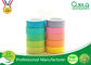 Coloured Printed Parcel Tape , Transparent Bopp Tape For Paper Sealing supplier