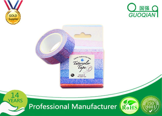 Custom Printed BOPP Stationery Tape DIY Washi Paper Tape Acrylic Adhesive supplier