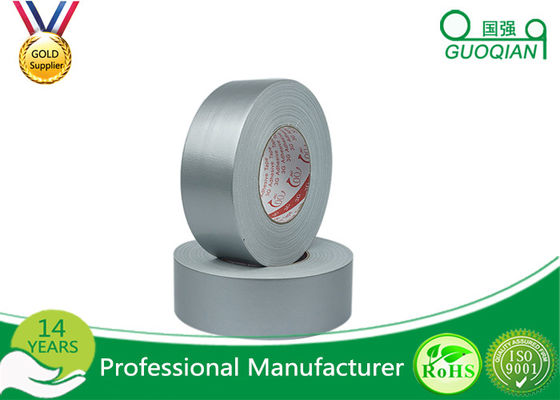 Silver Cloth Duct Tape Waterproof For Cargo Shipping Packing Environmental Protection supplier