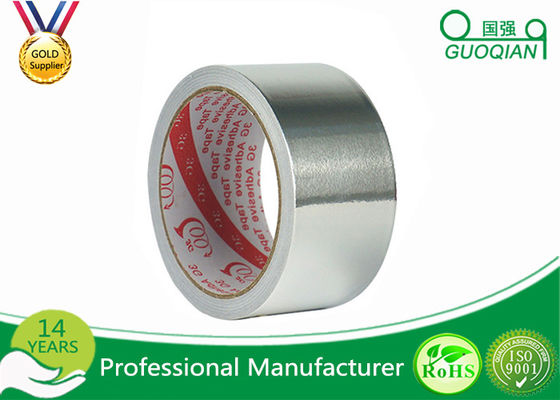 Reinforced Heat Resistant Foil Tape For Fefrigerator Wind Pipe Sliver Color supplier