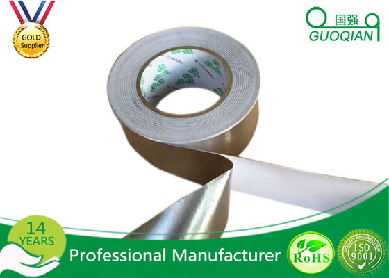 Reinforced Aluminium Foil Tape Heat Resistance , High Temperature Foil Tape Hot Melt supplier