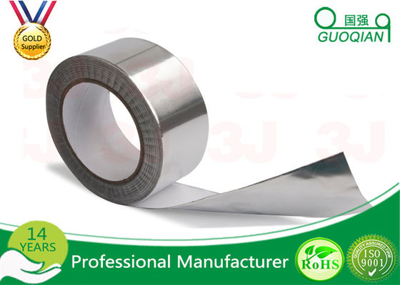 Reinforced Aluminum Foil Tape 3.ils Single Side Aluminum Tape Heat Resistance supplier