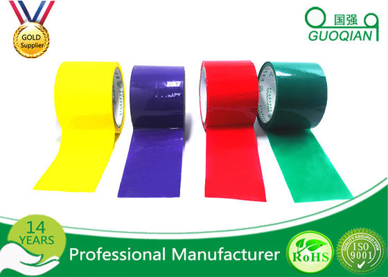 Custom Colored Printed Packaging Tape , Sensitive BOPP Self Adhesive Tape supplier