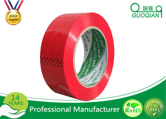 Red Cargo Wrapping BOPP Adhesive Tape Biaxially Oriented Polypropylene Packaging Tape supplier