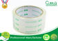 Crystal Clear Bopp Printed Parcel Tape , Quiet Packing Tape With Pressure Sensitive supplier