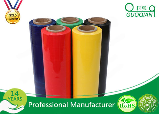 Custom Colored Stretch Wrap Film Jumbo Roll Fro Pallet Wrapping supplier