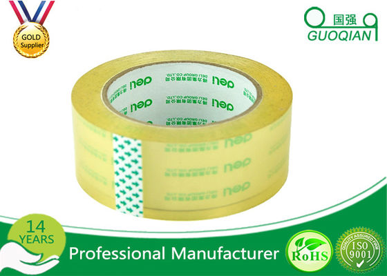 Strong Sticky Transparent Crystal Clear Tape BOPP Reinforced Packaging Tape supplier