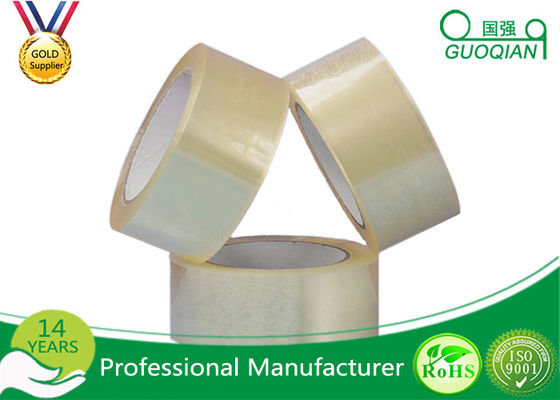 55 Yds Length Low Noise Polypropylene Clear Adhesive Tape For Carton Sealing supplier