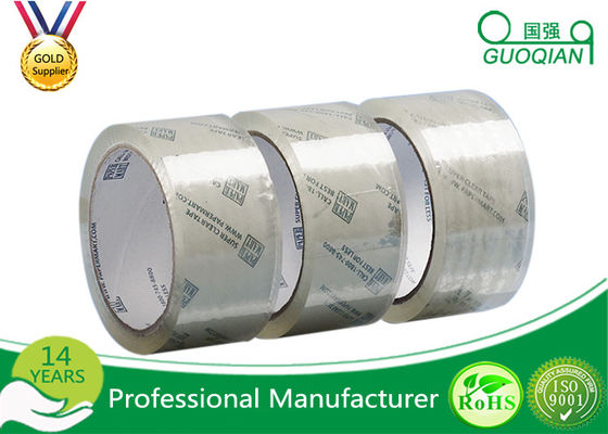 48MM X 66M OPP Crystal Clear Tape Low Noise Acrylic Adhesive For Carton Sealing supplier