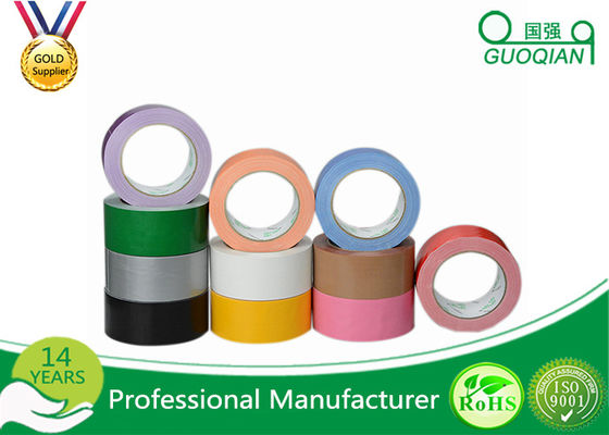 Acrylic Adhesive Single Sided Cloth Duct Tape / Tissue Packing Narrow Duct Tape For Carpet Fixed supplier