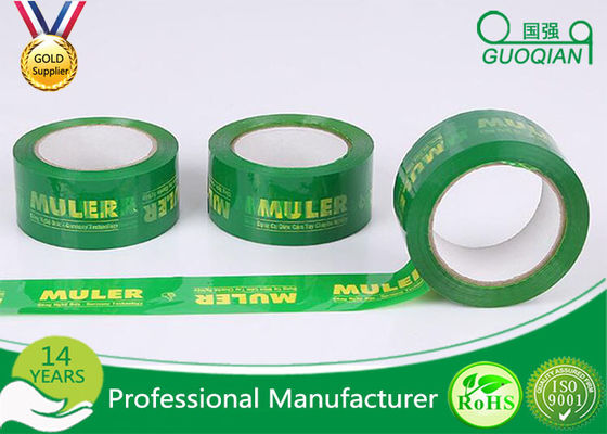 Professional Adhesive 50m / 100m Printed Packing Tape For Advertisement supplier