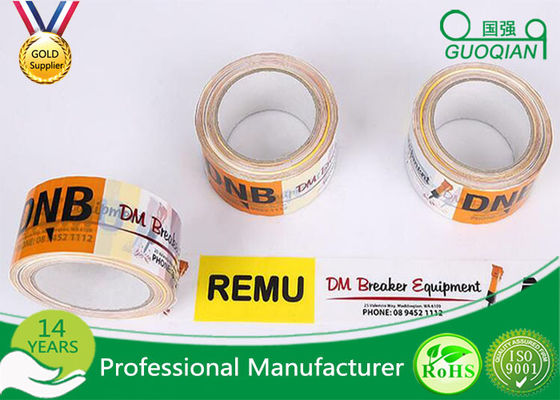 Professional Adhesive 50m / 100m Printed Packing Tape For Advertisement supplier