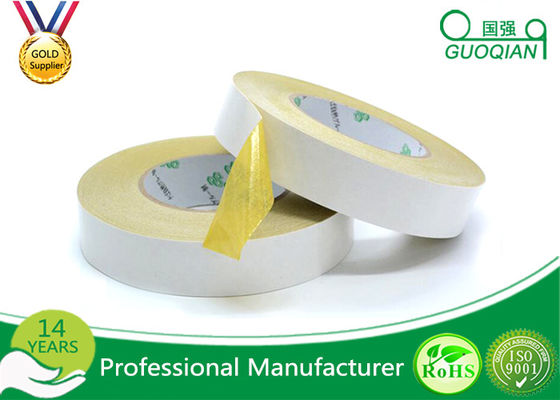 Yellow Embroidery Decorative Double Side Tape With Acrylic Glue supplier