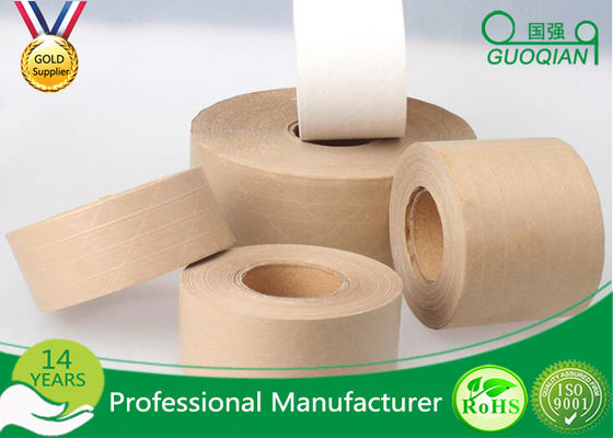 Fiberglass Reinforce Easy Tear Waterproof Kraft Paper Tape 48mm X50m supplier