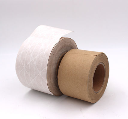 Fiberglass Reinforce Easy Tear Waterproof Kraft Paper Tape 48mm X50m supplier