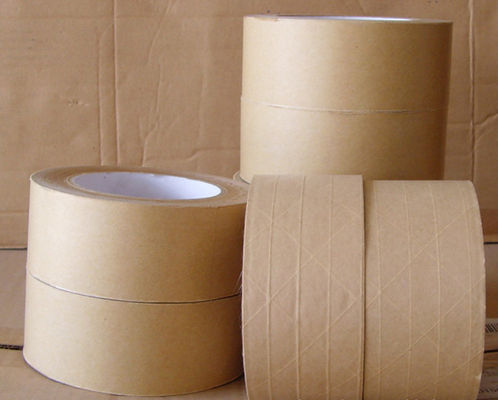 Customized Brown Kraft Paper Box Sealing Tape Water Proof Gummed Tape supplier