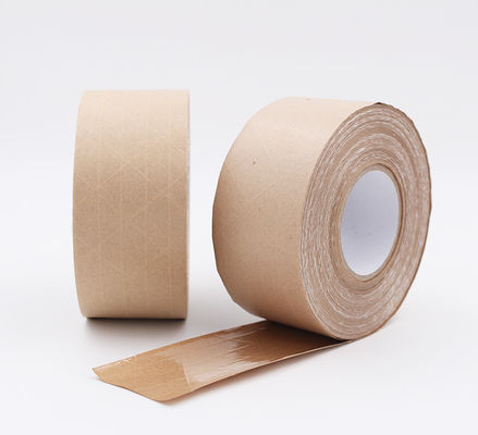 Customized Brown Kraft Paper Box Sealing Tape Water Proof Gummed Tape supplier