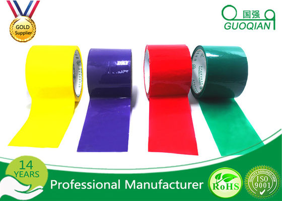 Professional Strong Adhesive Parcel Coloured Packaging Tape 48mm X 66m supplier