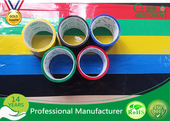 BOPP Film Coloured Packaging Tape , Water Based Acrylic Adhesive Tape supplier